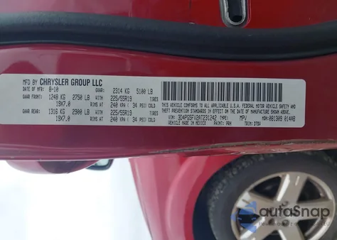 2010 Dodge Journey Sxt z USA, uszkodzony, nr VIN 3D4PG5FV2AT231242